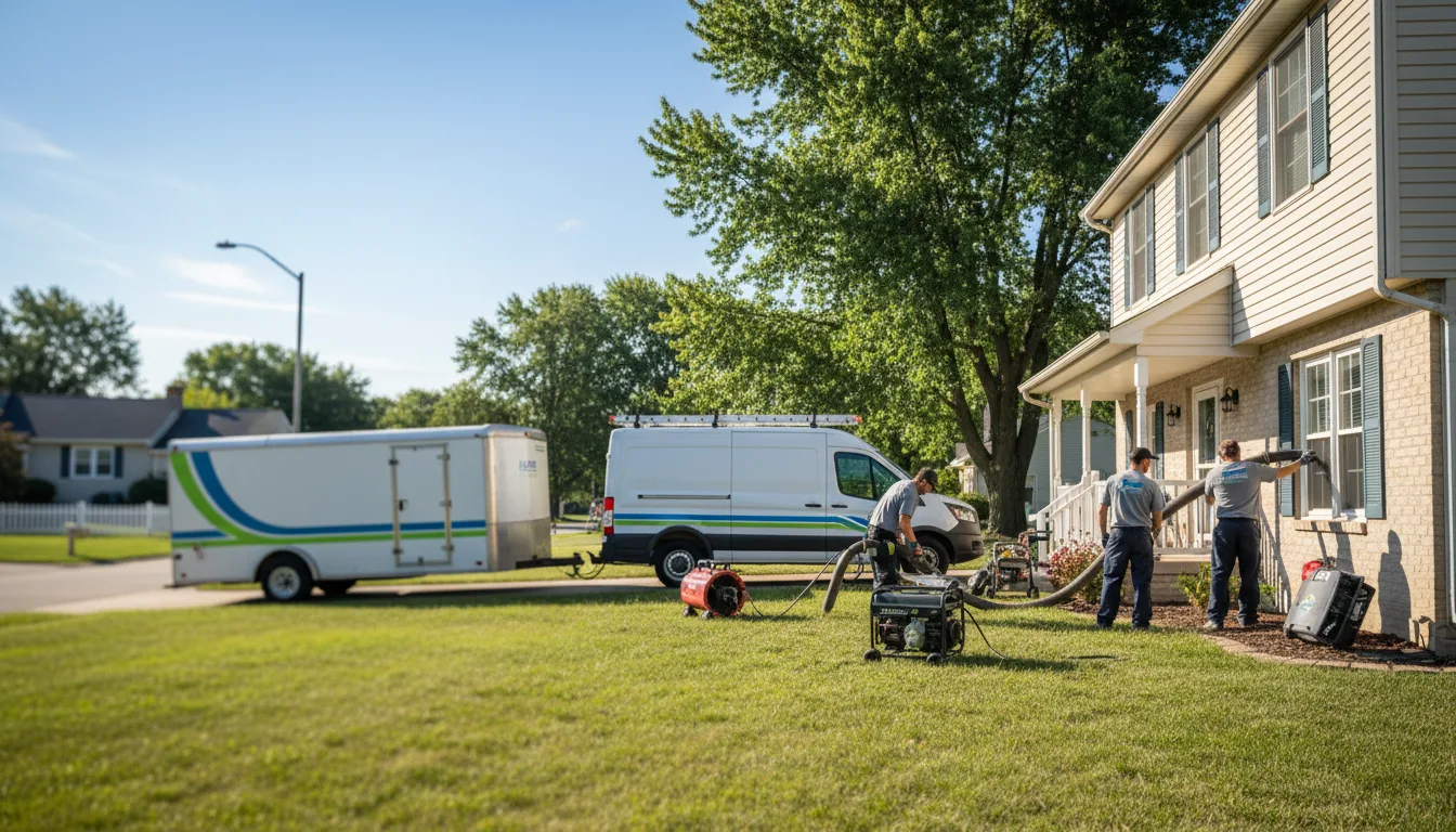 Flooded Basement Restoration And Cleanup With Repair in Westfield, IA near me